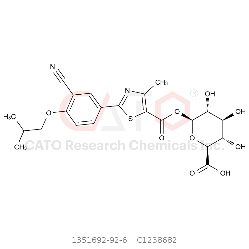 CAS No.:1351692-92-6,Febuxostat Acyl-beta-D-glucuronide