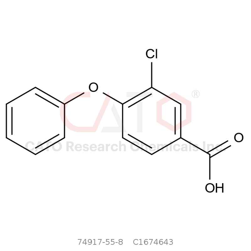 CAS No.:74917-55-8,3-氯-4-苯氧基苯甲酸