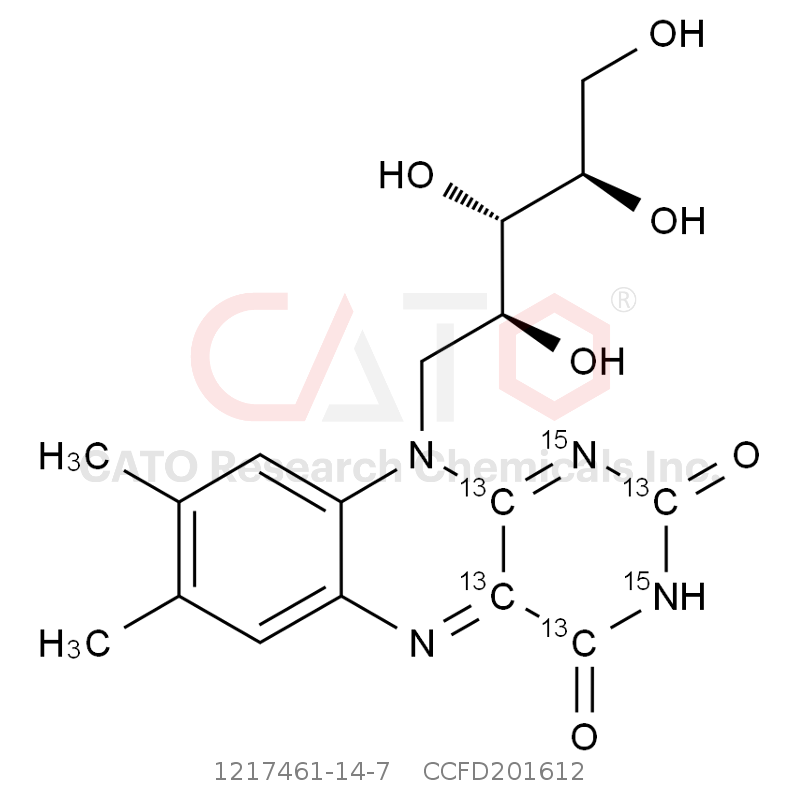 CAS No.:1217461-14-7,维生素B2-13C4,15N2