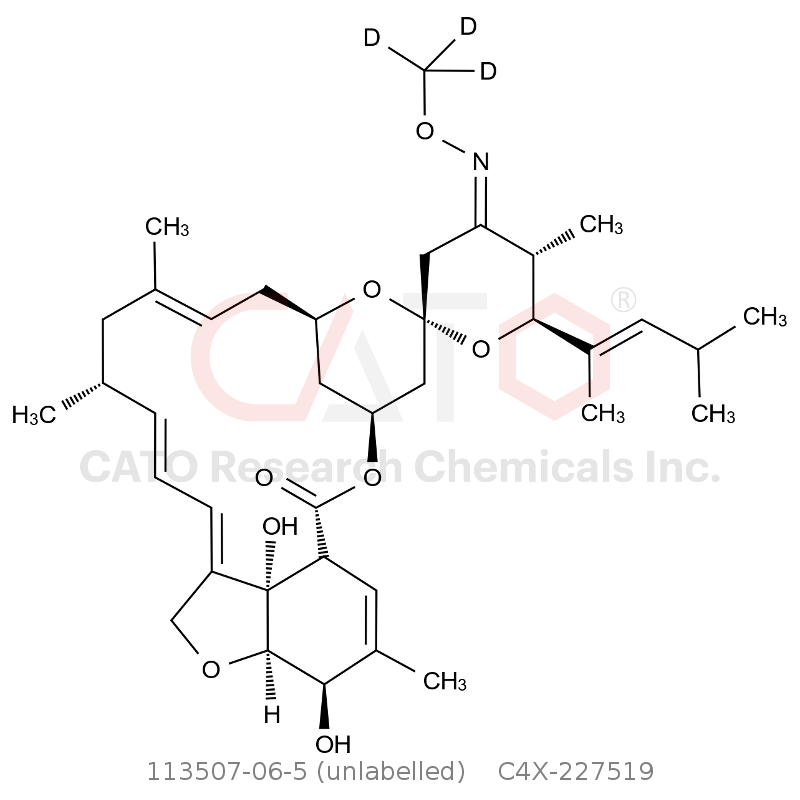 CAS No.:113507-06-5 (unlabelled),莫昔克丁-d3