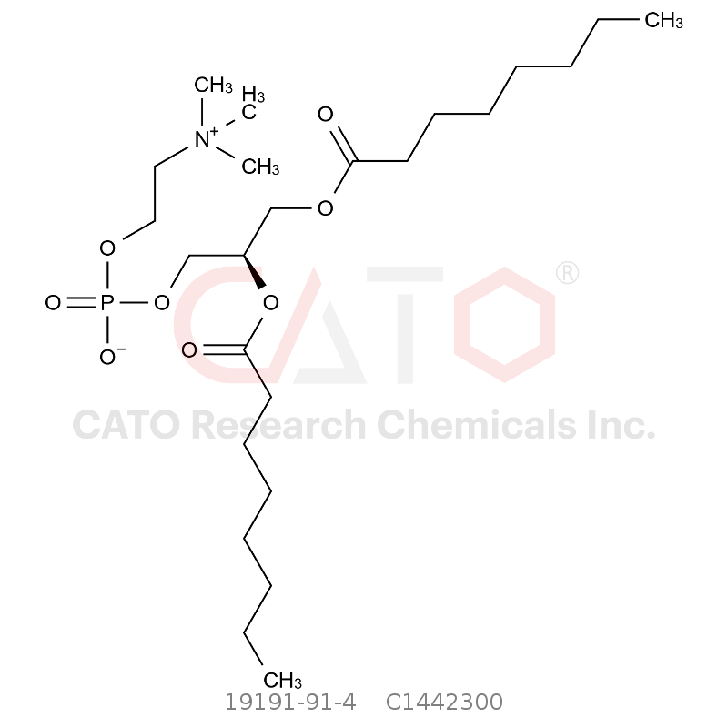 CAS No.:19191-91-4,1,2-二辛酰基-sn-甘油-3-磷酸胆碱