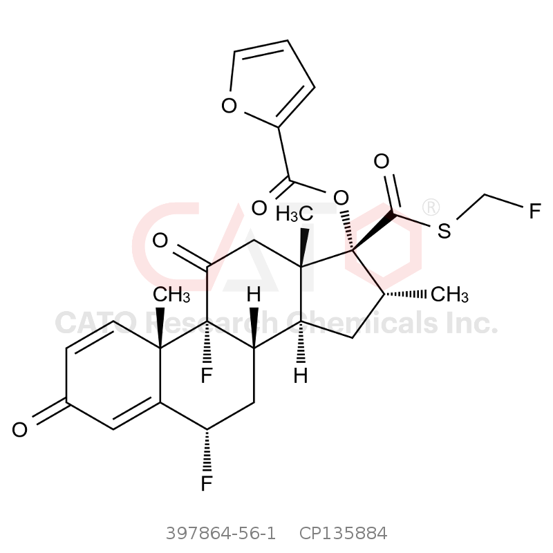 CAS No.:397864-56-1,Fluticasone Furoate 11-Keto Impurity