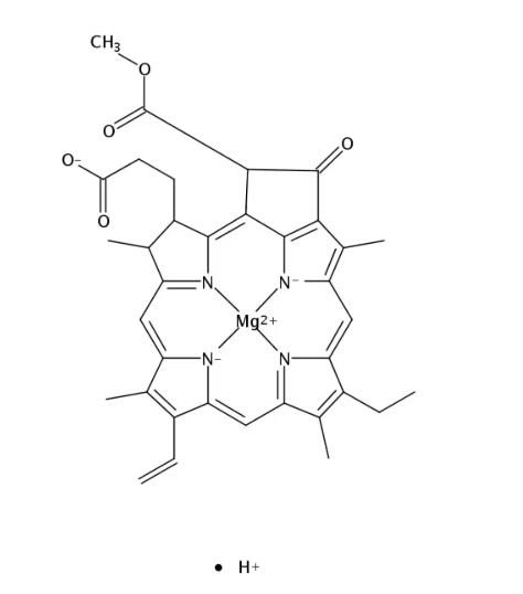 【停用】无纯品无法检测不提供 CHLOROPHYLLIDE A CAS 14897-06-4 结构式 Chemical Structure