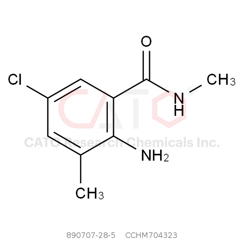 CAS No.:890707-28-5,2-Amino-5-chloro-N,3-dimethylbenzamide