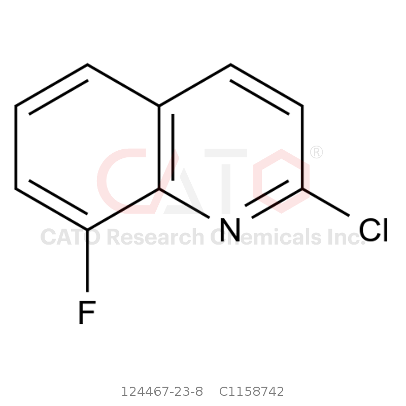 CAS No.:124467-23-8,2-Chloro-8-fluoroquinoline