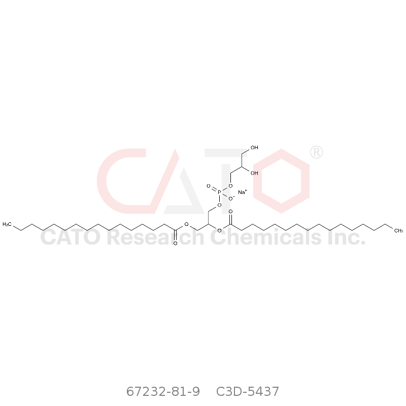 CAS No.:67232-81-9,1,2-二肉豆蔻酰-sn-甘油基-3-磷酸-rac-(1-甘油)(钠盐)