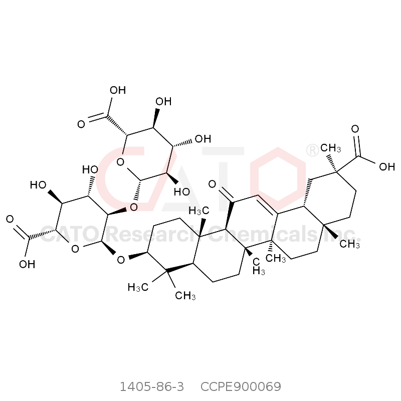 CAS No.:1405-86-3,甘草酸