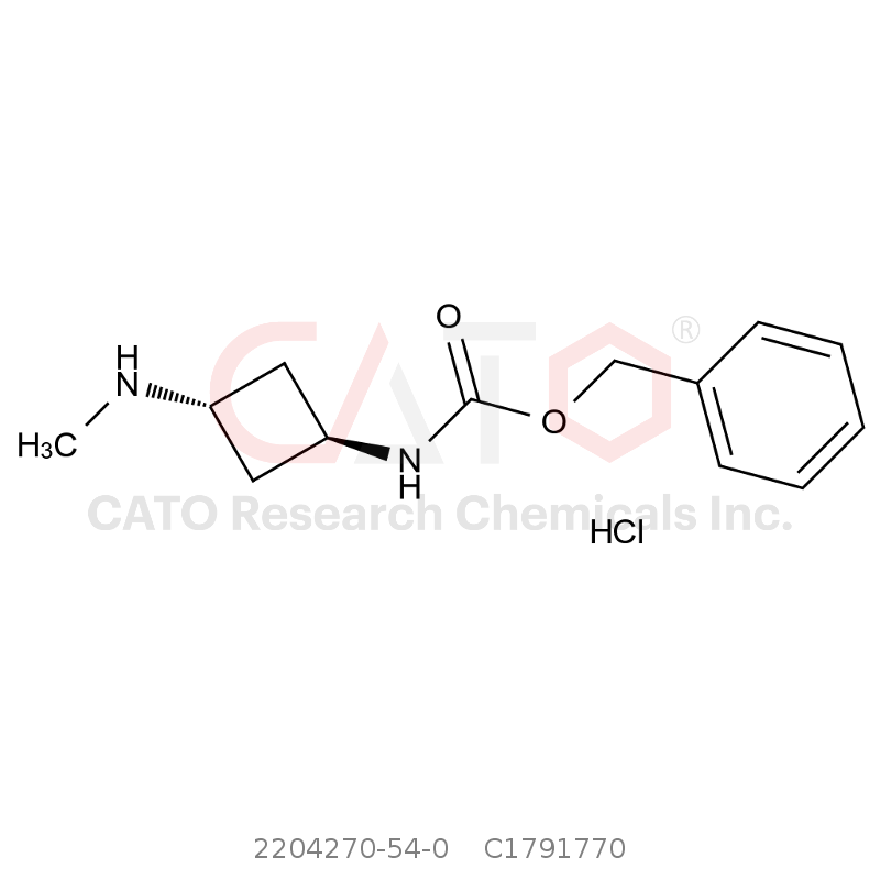 CAS No.:2204270-54-0,苄基反式-N-[3-(甲氨基)环丁基]氨基甲酸酯 盐酸盐