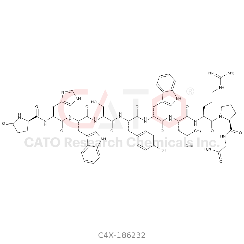D-pGlu-His-L-Trp-Ser-Tyr-D-Trp-Leu-Arg-Pro-Gly-NH2