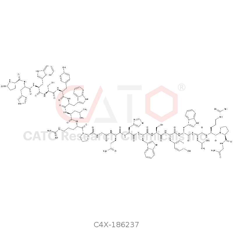 pGlu-His-Trp-Ser-Tyr-D-Trp-Leu-Arg-Pro-Gly-GIn-His-Trp-Ser-Tyr-D-Trp-Leu-Arg-Pro-Gly-NH2