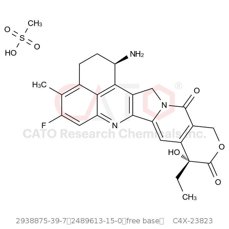 CAS No.:2938875-39-7；2489613-15-0（free base）,Exatecan Impurity 3 Methanesulfonate