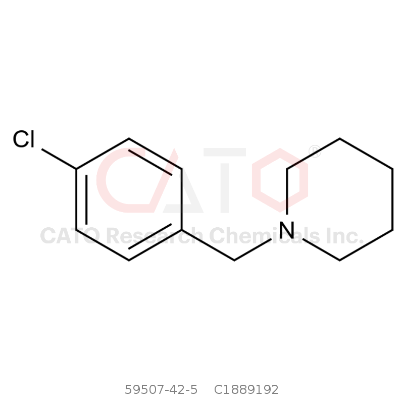 CAS No.:59507-42-5,1-(4-Chlorobenzyl)piperidine