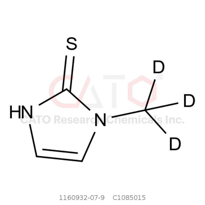 CAS No.:1160932-07-9,甲巯咪唑-d3