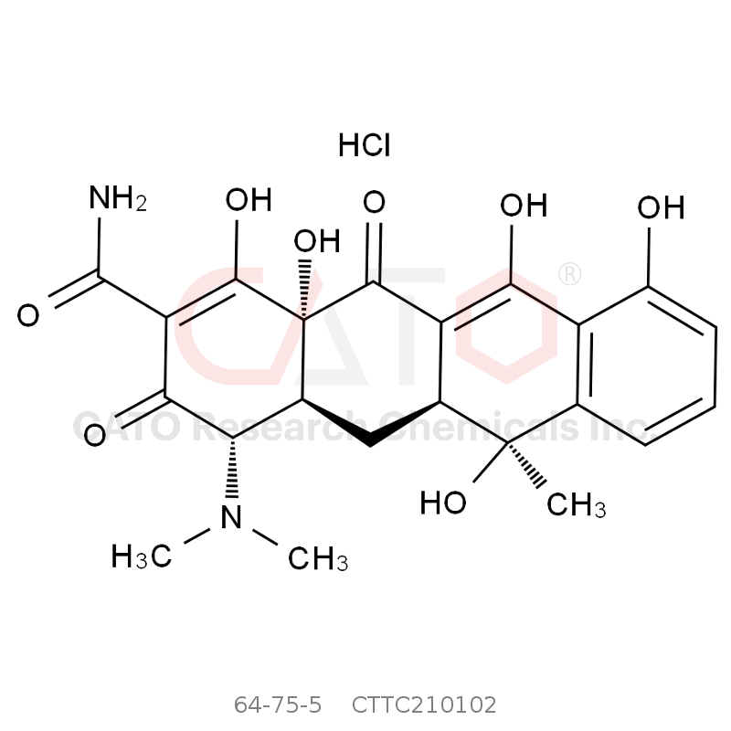 CAS No.:64-75-5,四环素盐酸盐