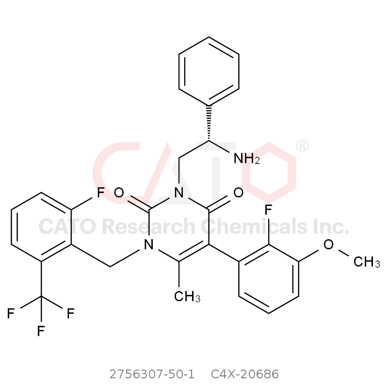 CAS No.:2756307-50-1,S-Elagolix Impurity 6