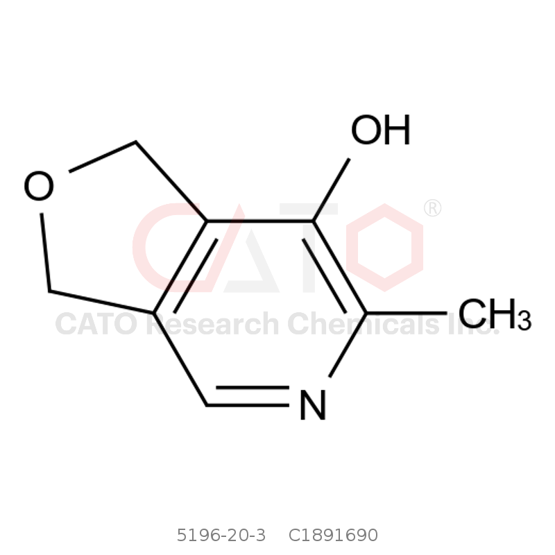 CAS No.:5196-20-3,6-甲基-1,3-二氢糠醛[3,4-c]吡啶-7-醇