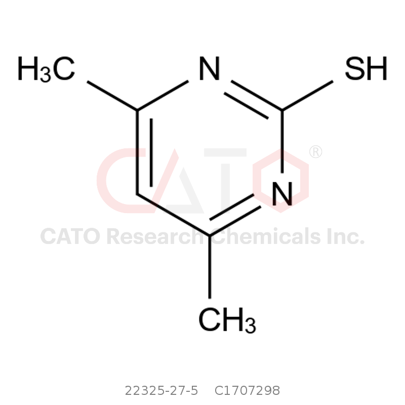 CAS No.:22325-27-5,4,6-Dimethyl-2-mercaptopyrimidine