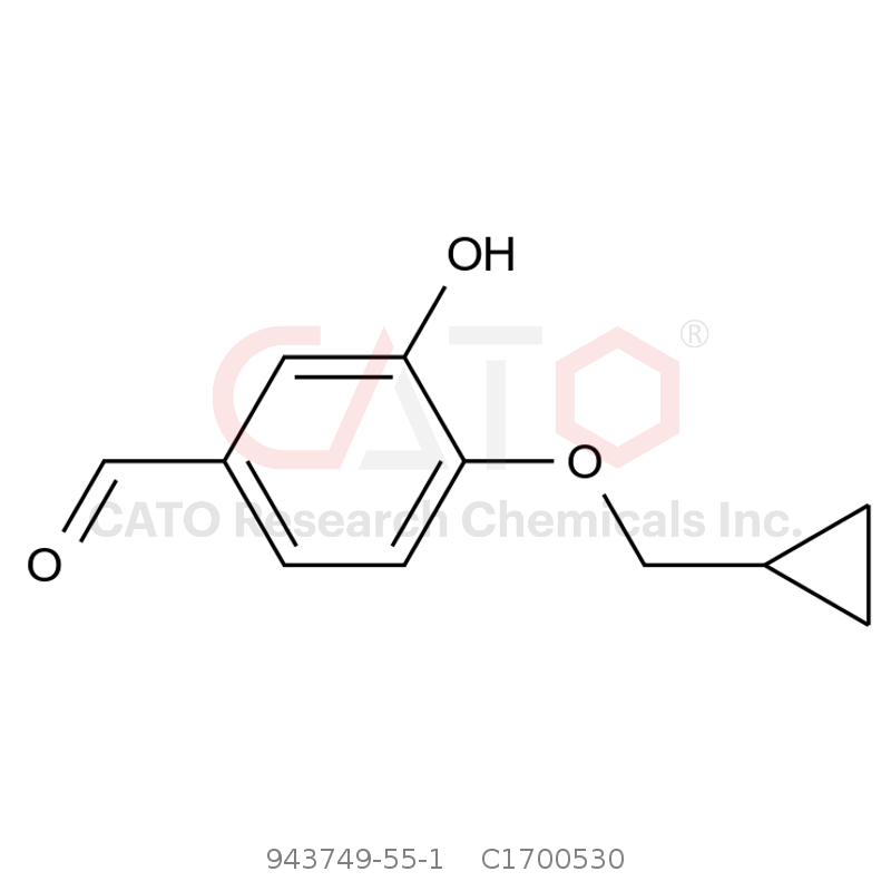 CAS No.:943749-55-1,4-(环丙基甲氧基)-3-羟基苯甲醛