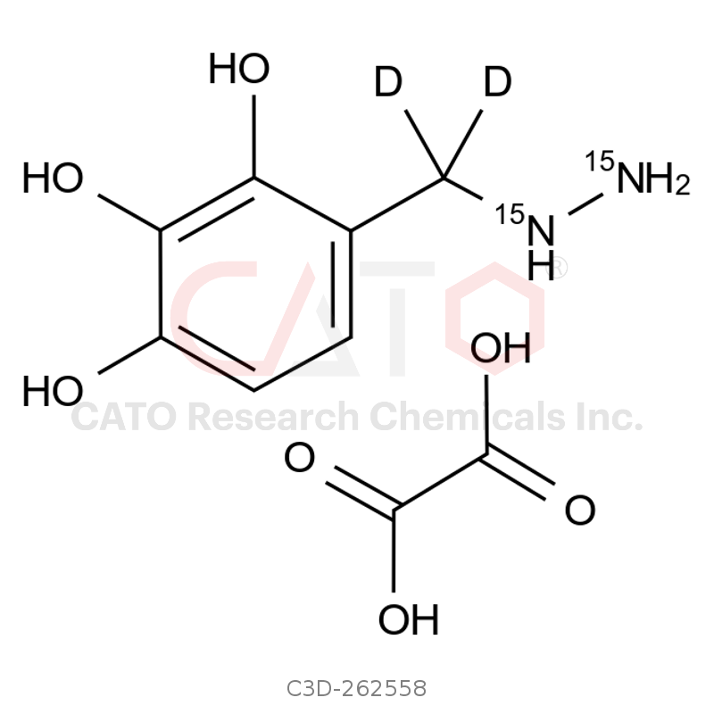 [15N2;2H2]-2,3,4-Trihydroxybenzylhydrazine Oxalic Acid Salt