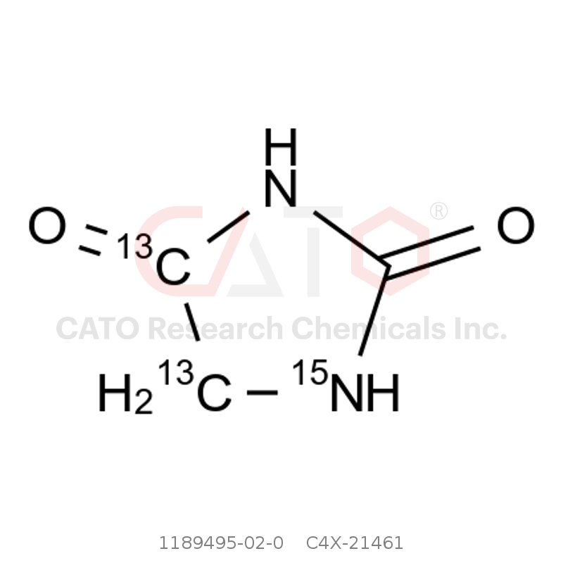 CAS No.:1189495-02-0,乙内酰脲-4,5-13C2-15N