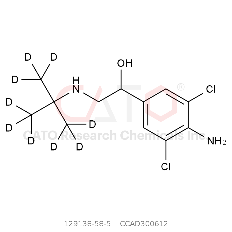 CAS No.:129138-58-5,克伦特罗-D9