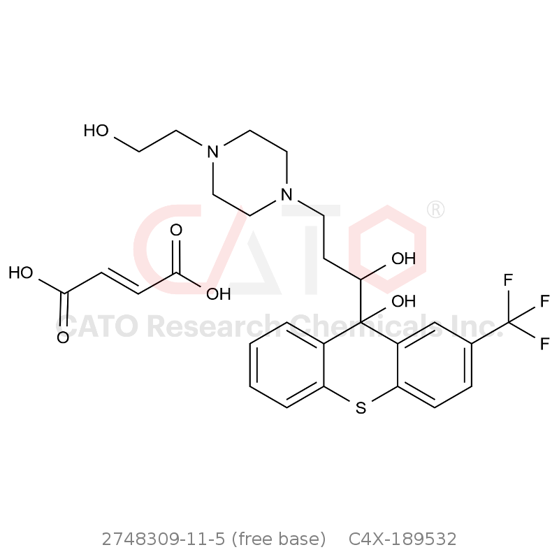 CAS No.:2748309-11-5 (free base),Flupentixol Impurity 32 Fumarate Salt
