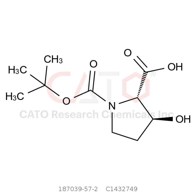 CAS No.:187039-57-2,(2S,3S)-1-[(叔-丁氧基)羰基]-3-羟基吡咯烷-2-羧酸