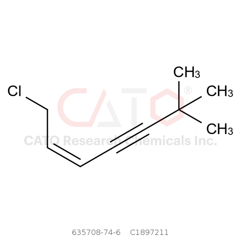 CAS No.:635708-74-6,(2Z)-1-Chloro-6,6-dimethyl-2-hepten-4-yne
