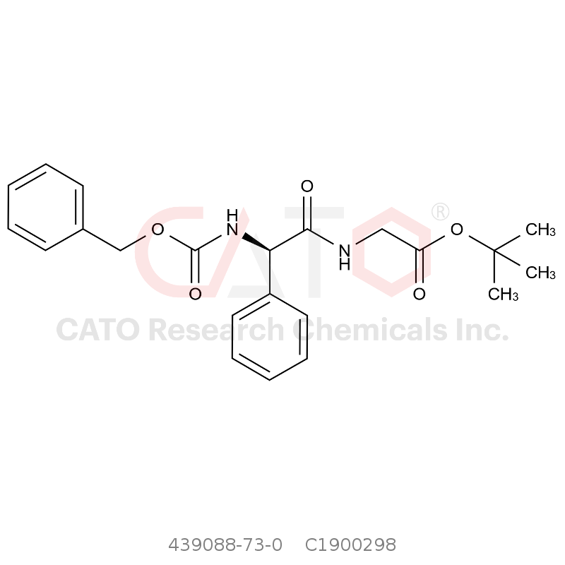 CAS No.:439088-73-0,（R）-（2-（（苄氧基）羰基）氨基）-2-苯乙酰基）甘氨酸叔丁酯