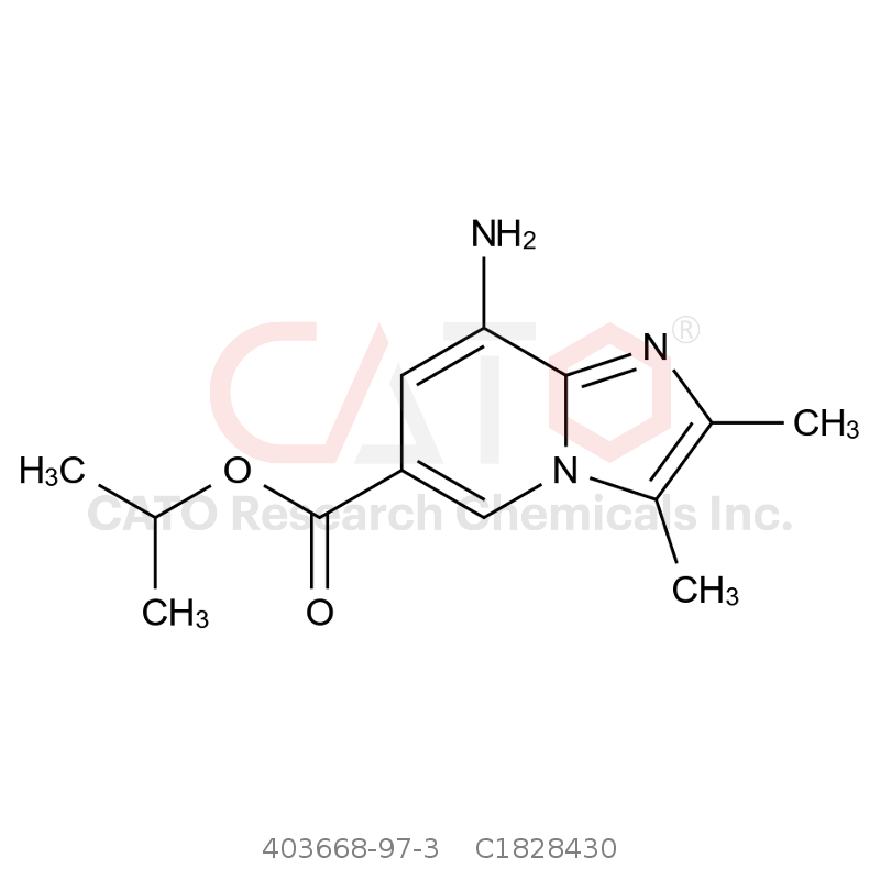 CAS No.:403668-97-3,Isopropyl 8-amino-2,3-dimethylimidazo[1,2-a]pyridine-6-carboxylate