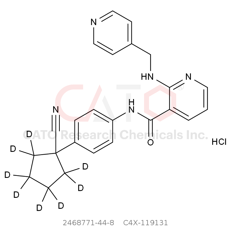 CAS No.:2468771-44-8,Apatinib-d8 Hydrochloride