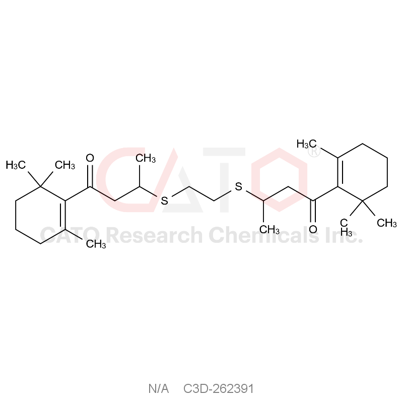 3,3'-(ethane-1,2-diylbis(sulfanediyl))bis(1-(2,6,6-trimethylcyclohex-1-en-1-yl)butan-1-one)