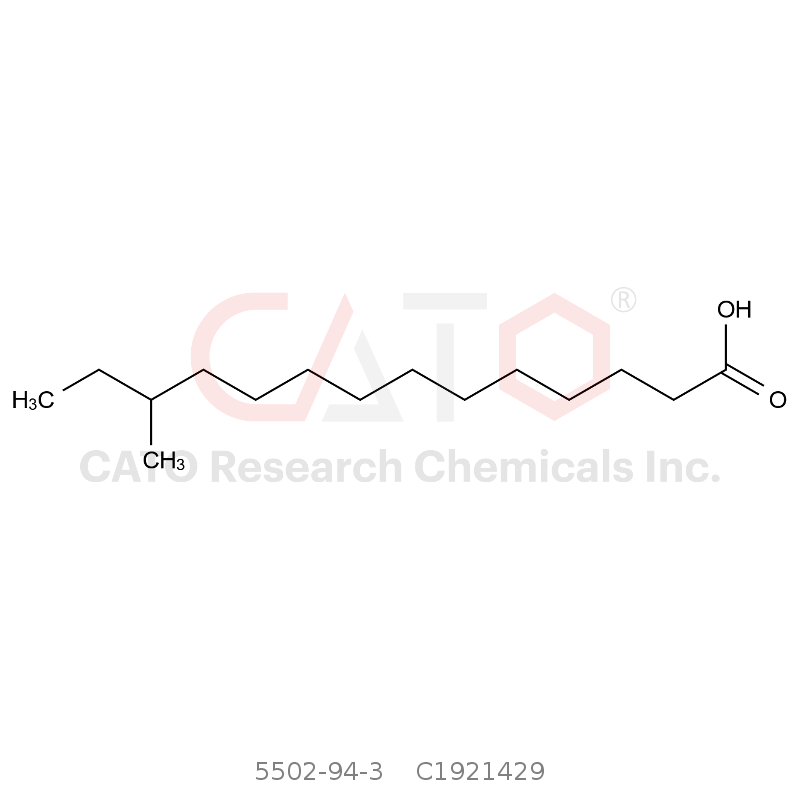 CAS No.:5502-94-3,12-Methyltetradecanoic acid