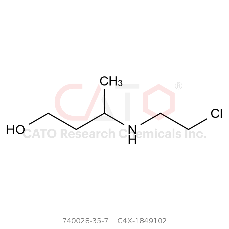 CAS No.:740028-35-7,3-[（2-氯乙基）氨基]-1-丁醇