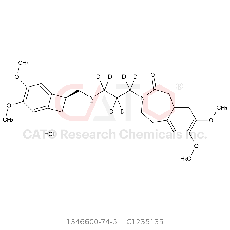 CAS No.:1346600-74-5,N-Desmethyl Ivabradine-D6 Hydrochloride