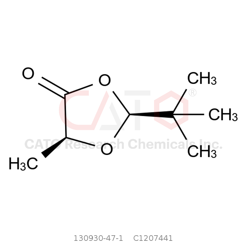 CAS No.:130930-47-1,rel-(2S,5S)-2-(叔丁基)-5-甲基-1,3-二氧杂戊环-4-酮