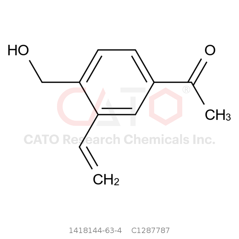 CAS No.:1418144-63-4,4-(羟甲基)-3-乙烯基苯乙酮