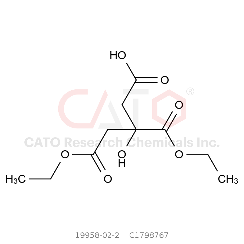 CAS No.:19958-02-2,1,2-Diethyl 2-hydroxy-1,2,3-propanetricarboxylate