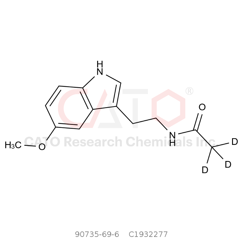 CAS No.:90735-69-6,褪黑素-[d3]