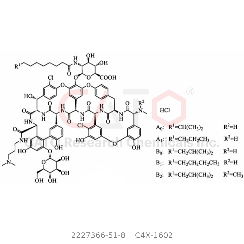 CAS No.:2227366-51-8,盐酸达巴万星(混合物)