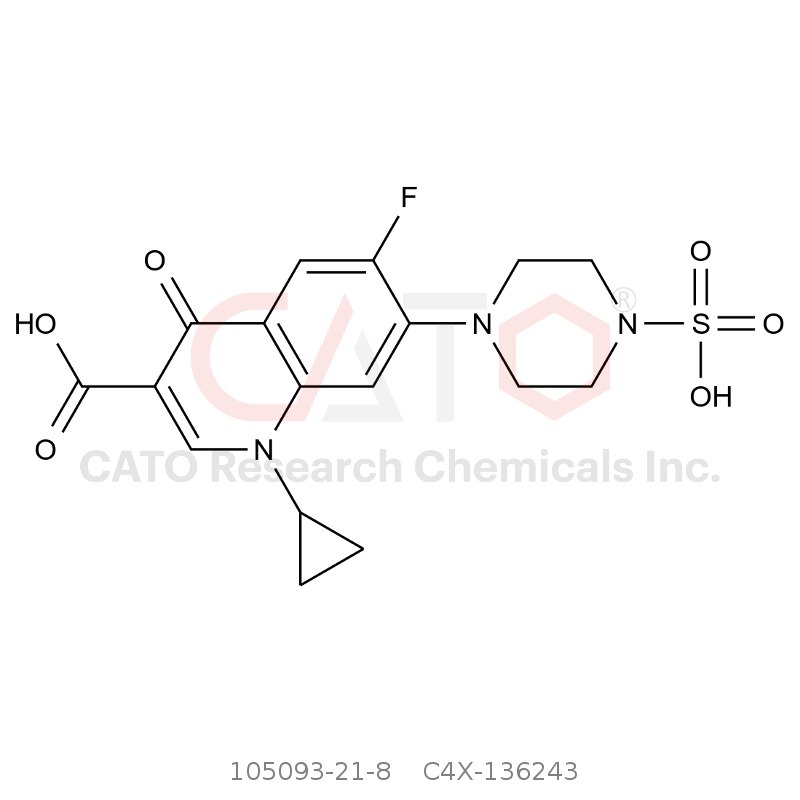 CAS No.:105093-21-8,Ciprofloxacin impurity 43