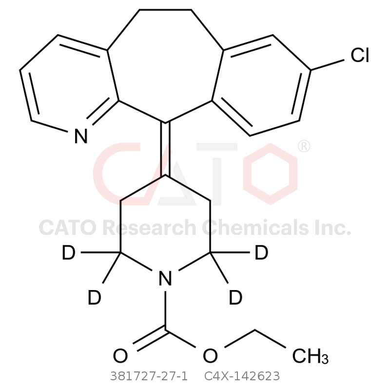 CAS No.:381727-27-1,Loratadine-d4