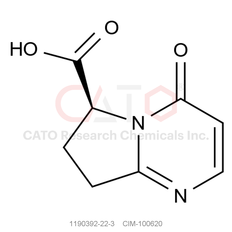 CAS No.:1190392-22-3,(S)-4-Oxo-4,6,7,8-tetrahydropyrrolo[1,2-a]pyrimidine-6-carboxylic acid