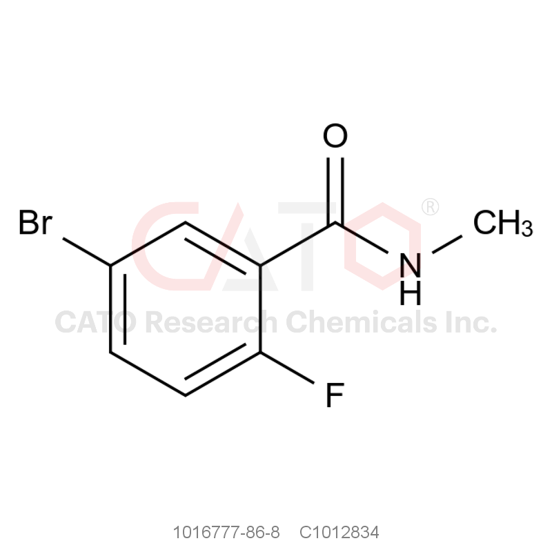 CAS No.:1016777-86-8,5-Bromo-2-fluoro-N-methylbenzamide