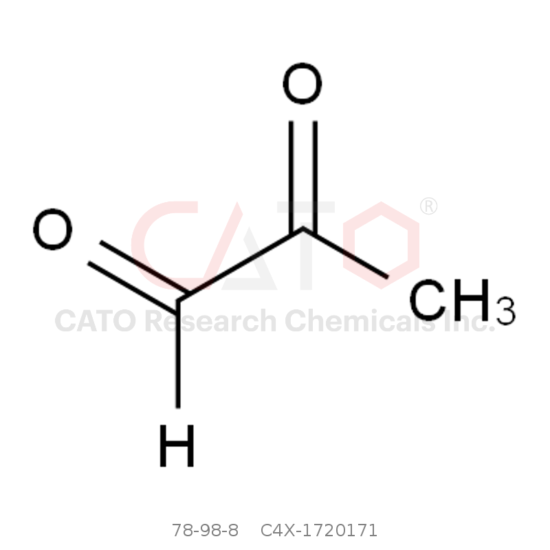 CAS No.:78-98-8,Pyruvic aldehyde, 35-45% w/w aq. Soln