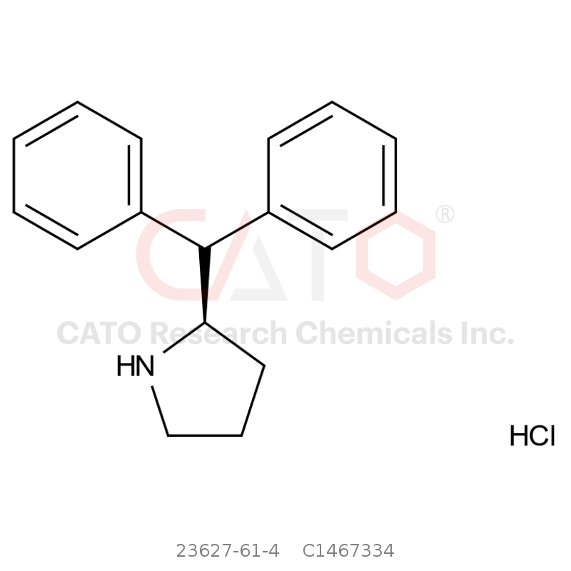 CAS No.:23627-61-4,(2R)-2-二苯基甲基吡咯烷盐酸盐