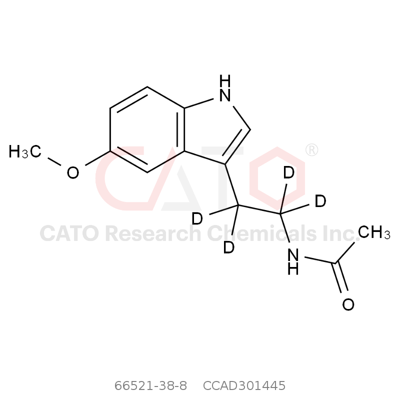 CAS No.:66521-38-8,褪黑素-d4