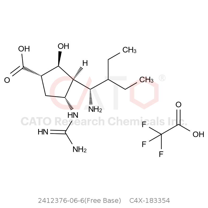 CAS No.:2412376-06-6(Free Base),Peramivir Impurity 16 Trifluoroacetate