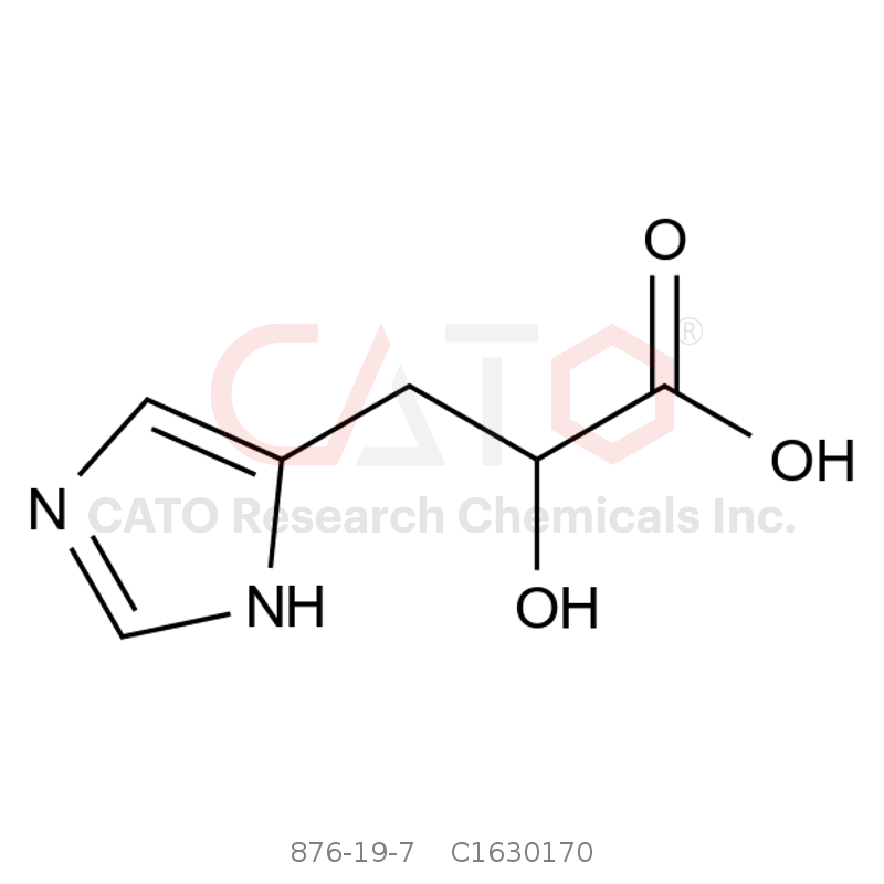 CAS No.:876-19-7,2-Hydroxy-3-(1H-imidazol-5-yl)propanoic acid