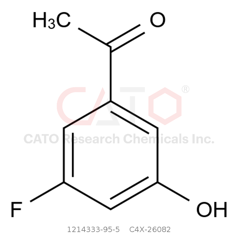 CAS No.:1214333-95-5,1-(3-氟-5-羟基苯基)乙烷-1-酮